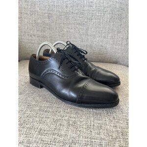 Alfred Sargent Chatsworth Cap toe Oxford Shoe Black Size UK 8.5 / US 9.5
